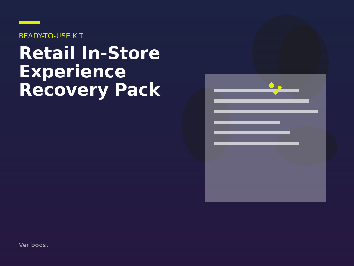 Retail In-Store Experience Recovery Pack