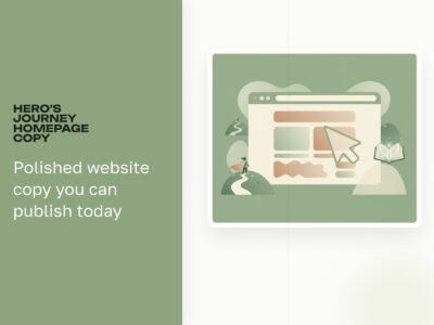 Hero’s Journey Homepage Copy