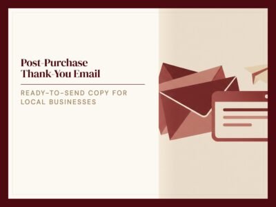 Post-Purchase Thank-You Email