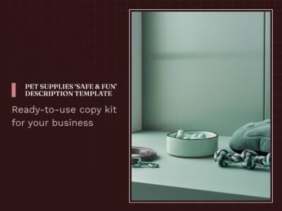 Pet Supplies 'Safe & Fun' Description Template