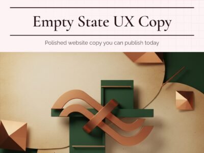 Empty State UX Copy