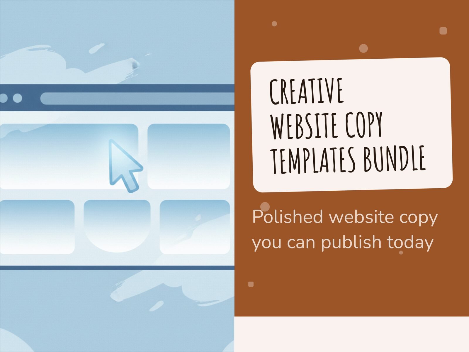 Creative Website Copy Templates Bundle