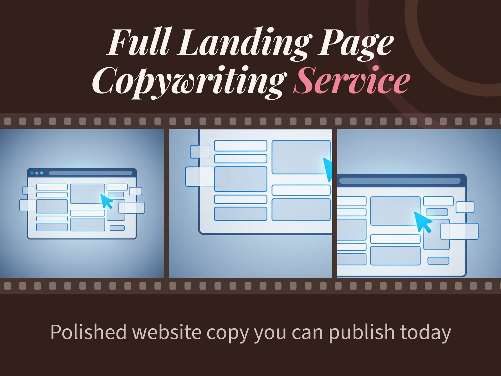 Full Landing Page Copywriting Service