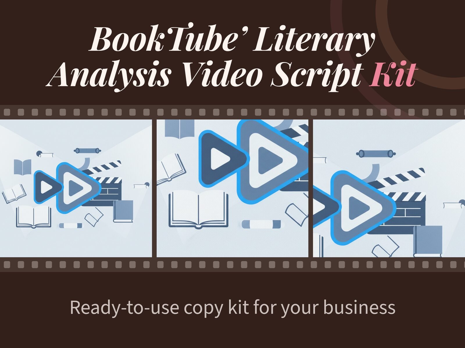 BookTube' Literary Analysis Video Script Kit