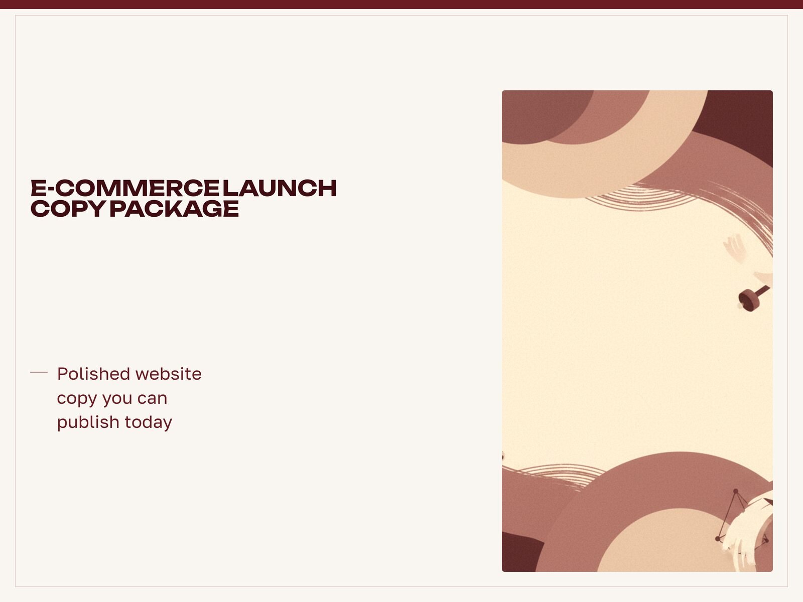 E-commerce Launch Copy Package