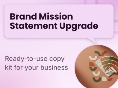 Brand Mission Statement Upgrade