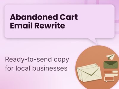 Abandoned Cart Email Rewrite