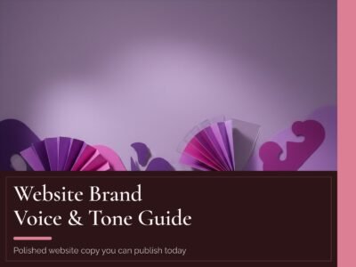 Website Brand Voice & Tone Guide