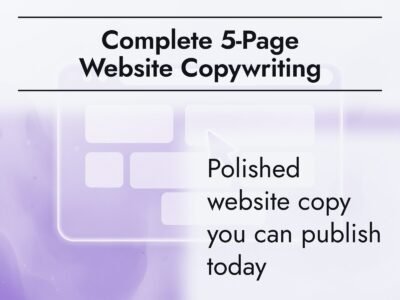 Complete 5-Page Website Copywriting