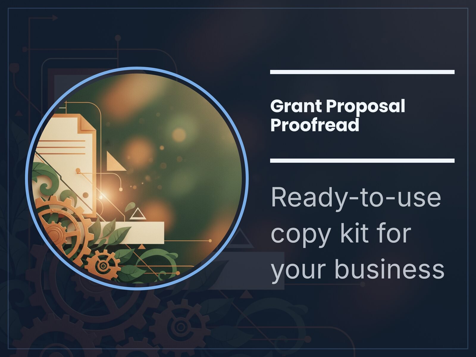 Grant Proposal Proofread