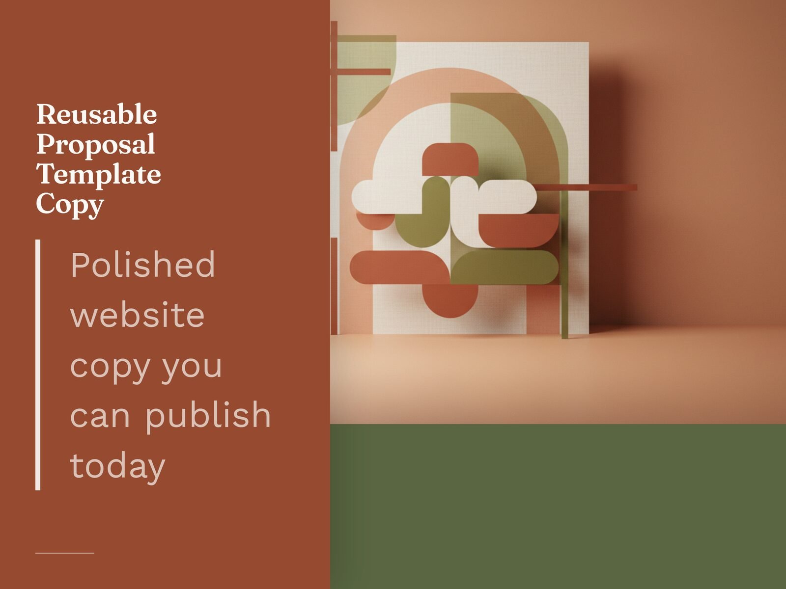 Reusable Proposal Template Copy