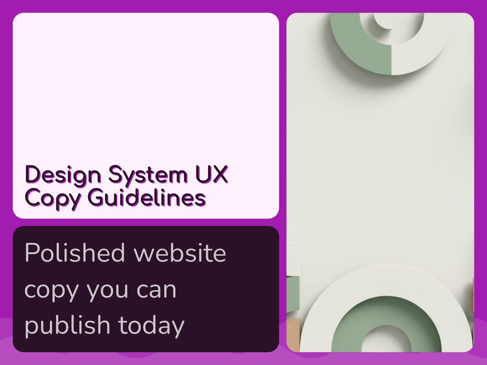 Design System UX Copy Guidelines