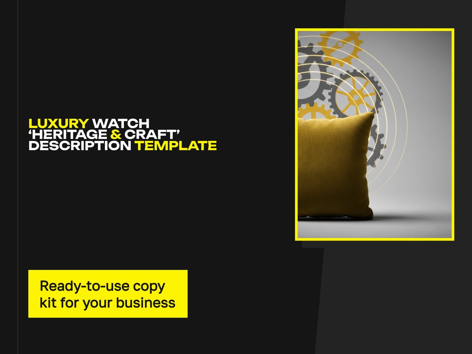 Luxury Watch 'Heritage & Craft' Description Template