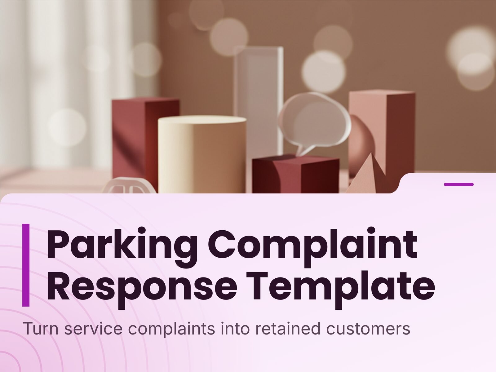 Parking Complaint Response Template
