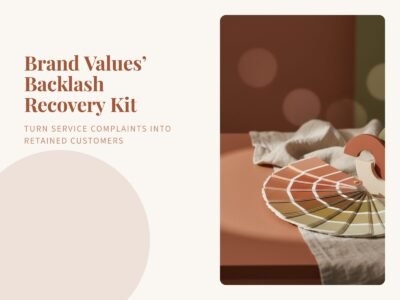Brand Values' Backlash Recovery Kit