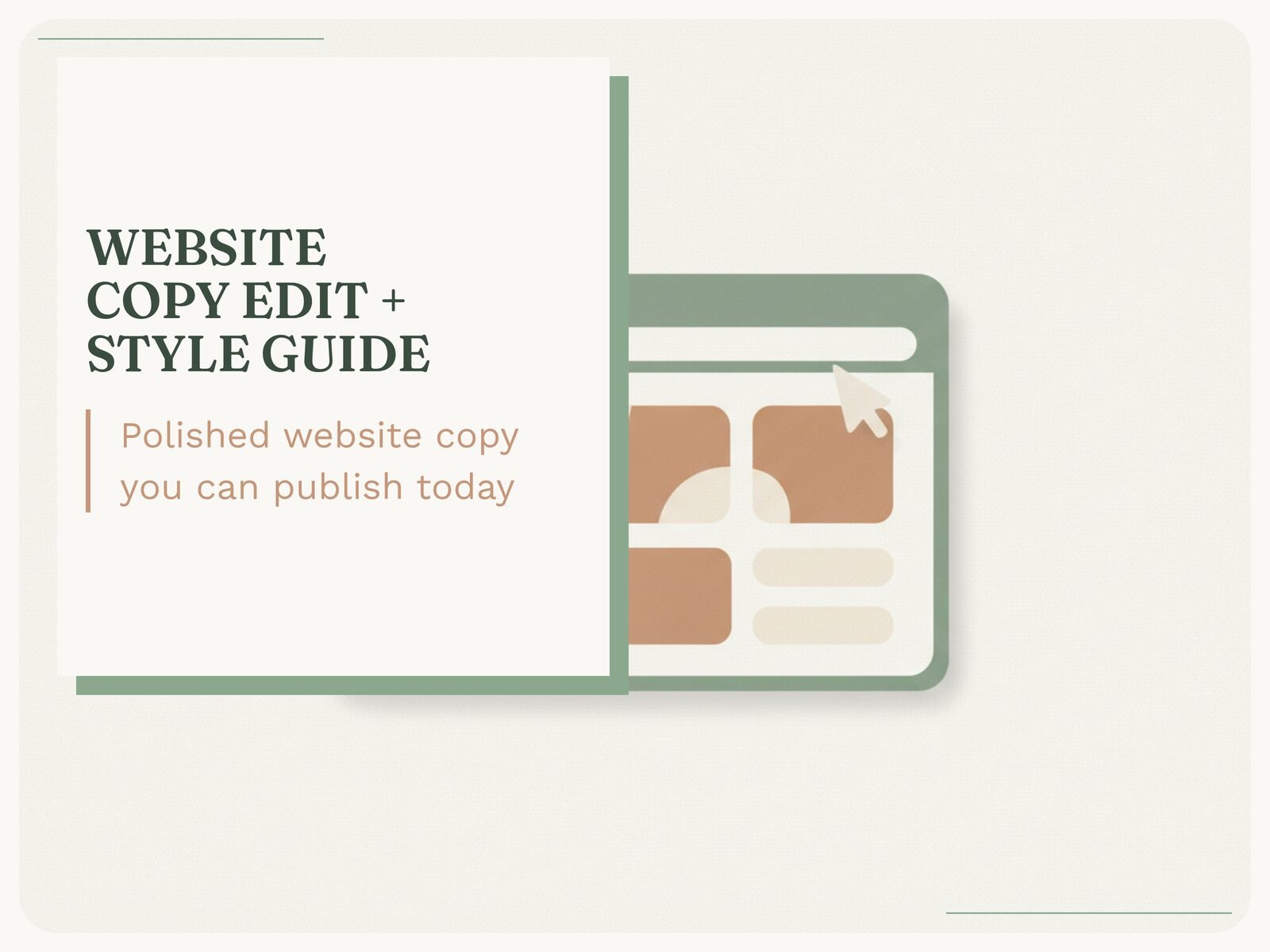 Website Copy Edit + Style Guide