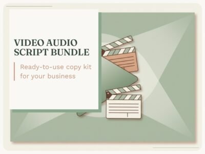 Video Audio Script Bundle