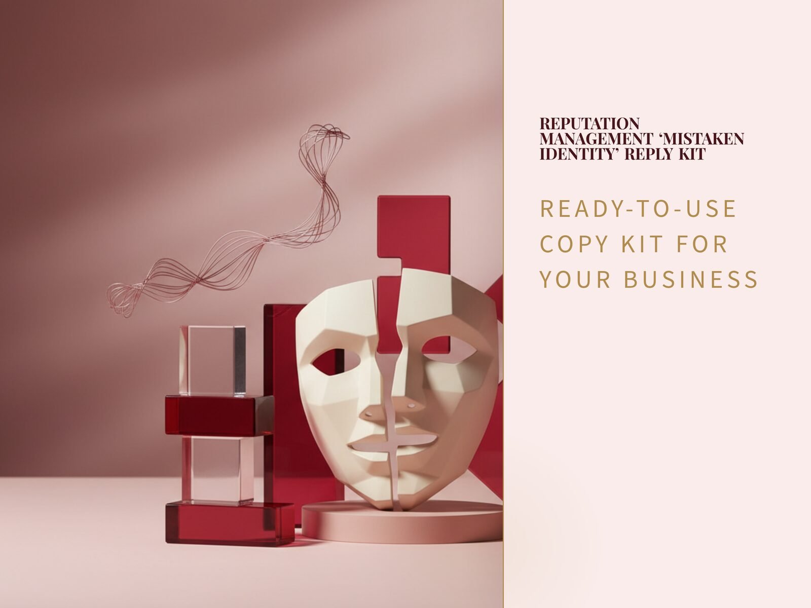 Reputation Management 'Mistaken Identity' Reply Kit