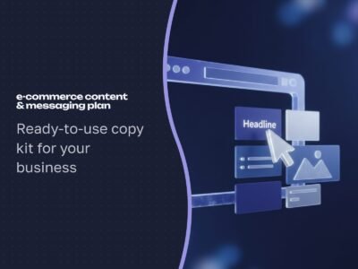 E-commerce Content & Messaging Plan