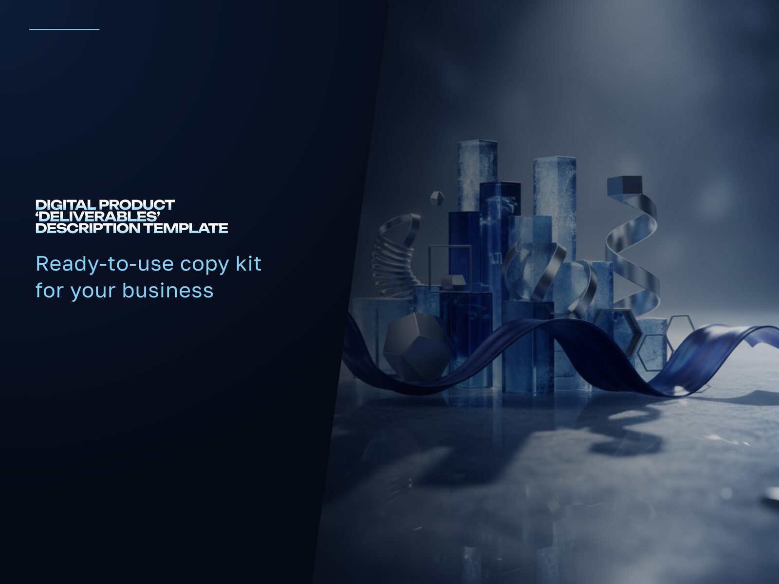 Digital Product 'Deliverables' Description Template
