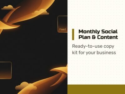 Monthly Social Plan & Content