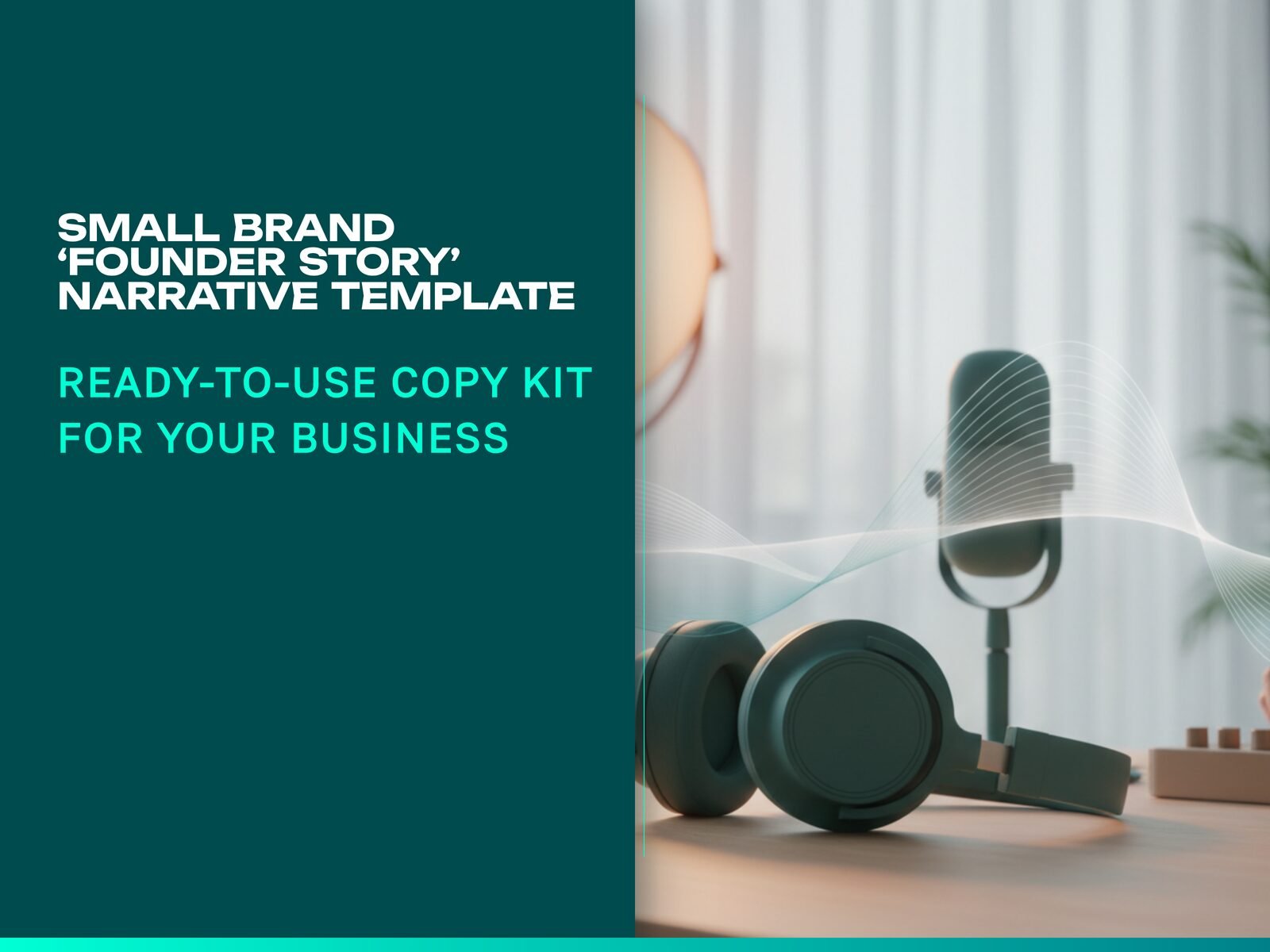 Small Brand 'Founder Story' Narrative Template