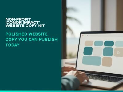 Non-Profit 'Donor Impact' Website Copy Kit