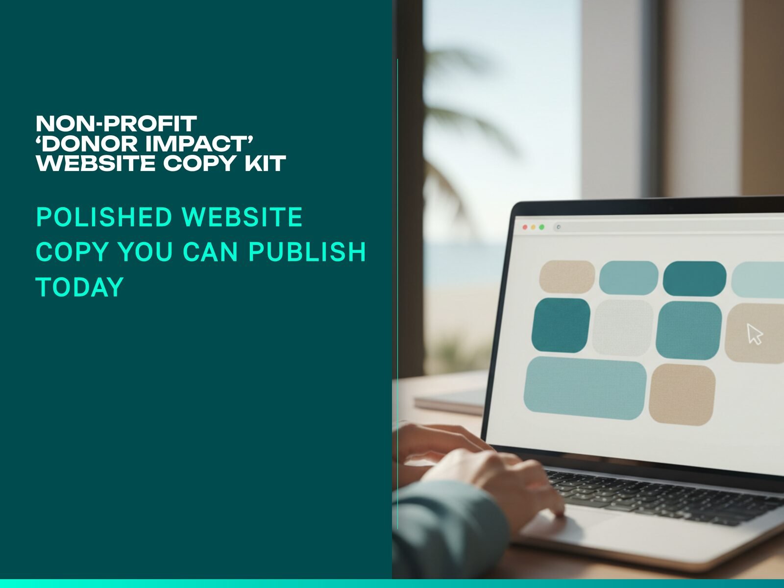 Non-Profit 'Donor Impact' Website Copy Kit
