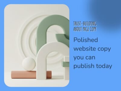 Trust-Building About Page Copy