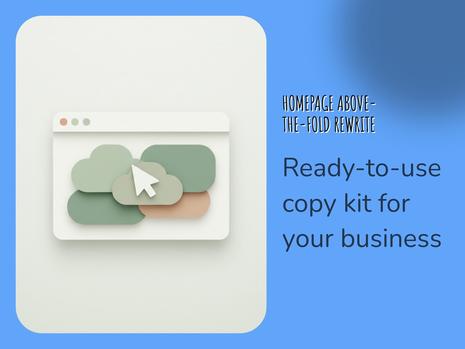 Homepage Above-the-Fold Rewrite