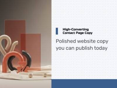 High-Converting Contact Page Copy