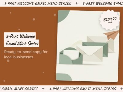 3-Part Welcome Email Mini-Series