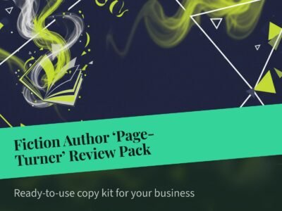Fiction Author 'Page-Turner' Review Pack
