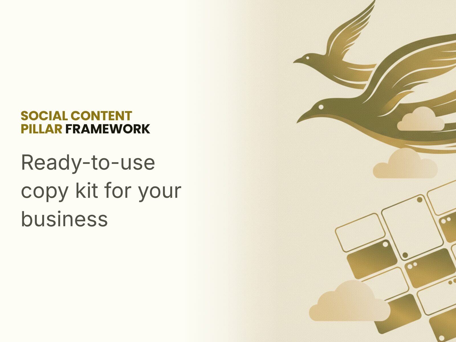 Social Content Pillar Framework