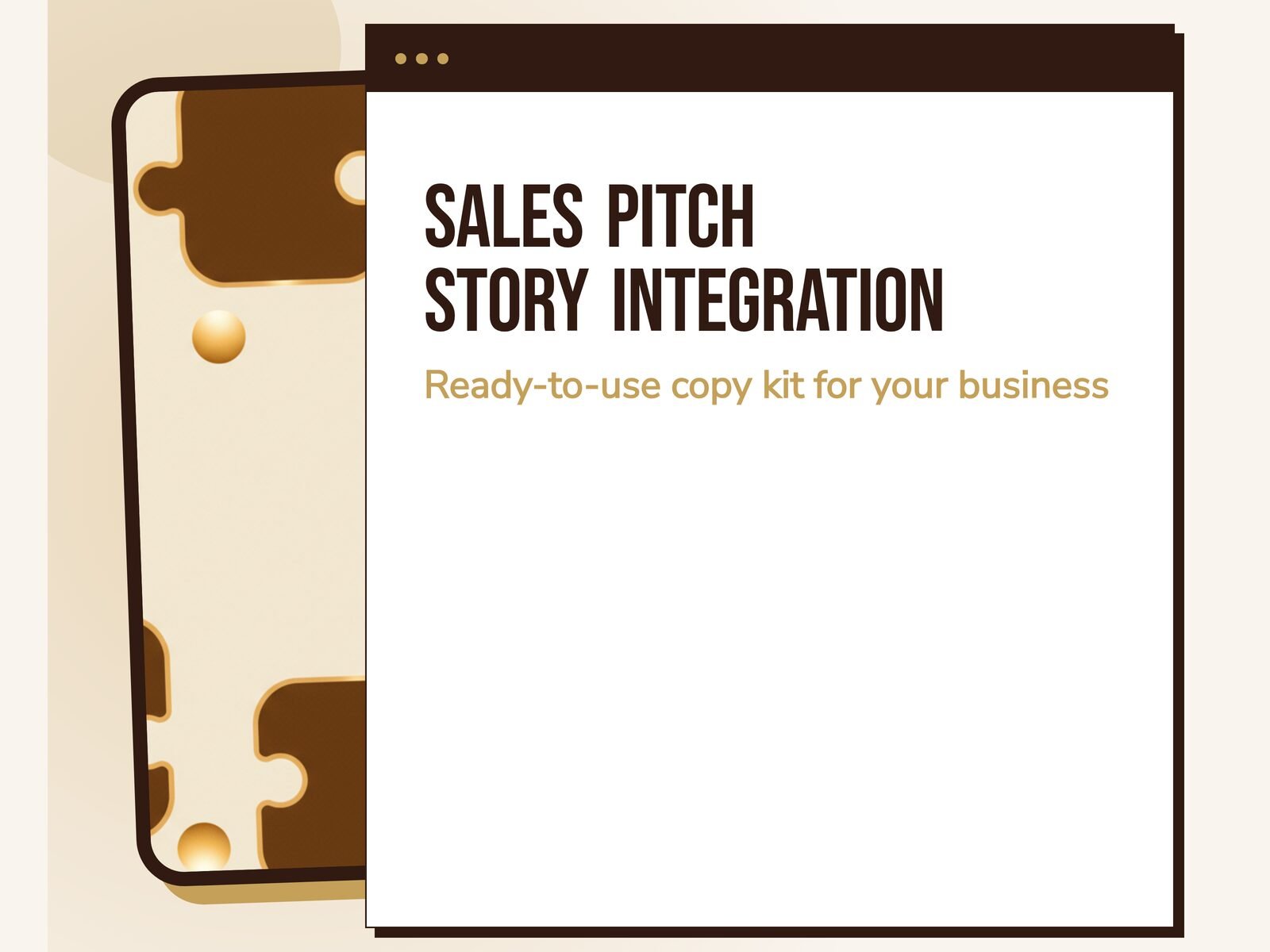 Sales Pitch Story Integration
