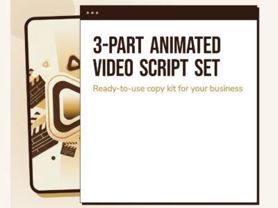 3-Part Animated Video Script Set