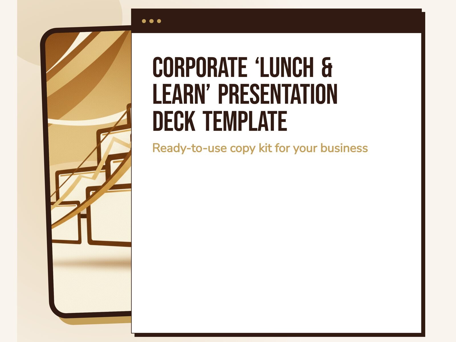 Corporate 'Lunch & Learn' Presentation Deck Template