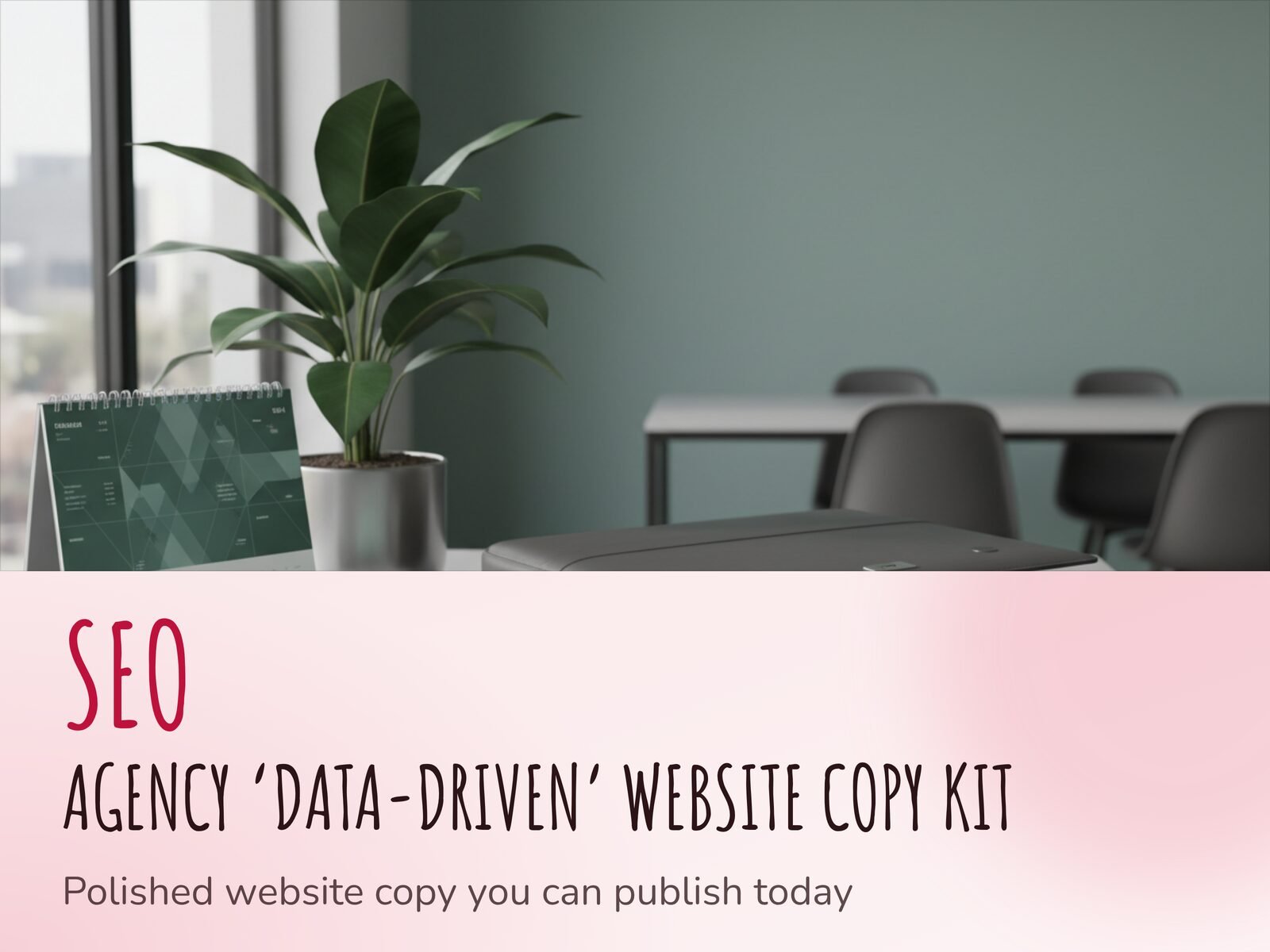 SEO Agency 'Data-Driven' Website Copy Kit