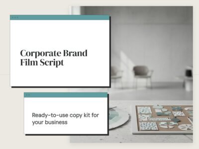 Corporate Brand Film Script