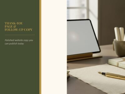 Thank-You Page & Follow-up Copy