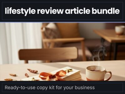 Lifestyle Review Article Bundle