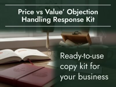 Price vs Value' Objection Handling Response Kit