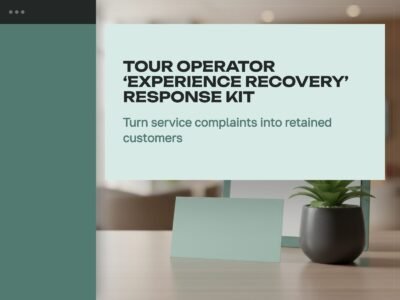 Tour Operator 'Experience Recovery' Response Kit