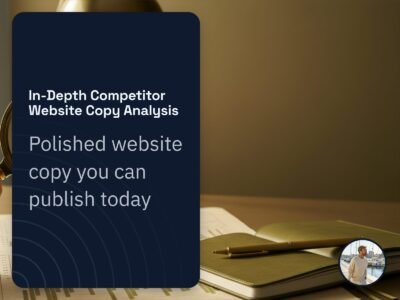 In-Depth Competitor Website Copy Analysis