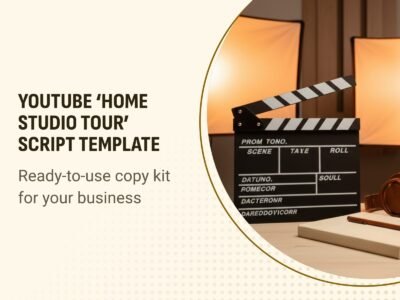 YouTube 'Home Studio Tour' Script Template