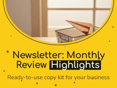 Newsletter: Monthly Review Highlights