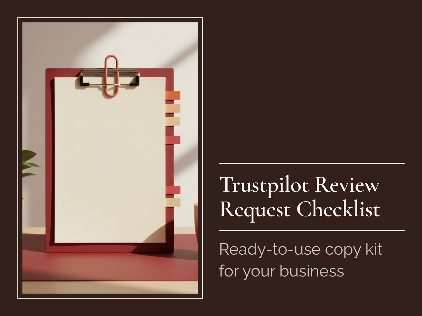 Trustpilot Review Request Checklist