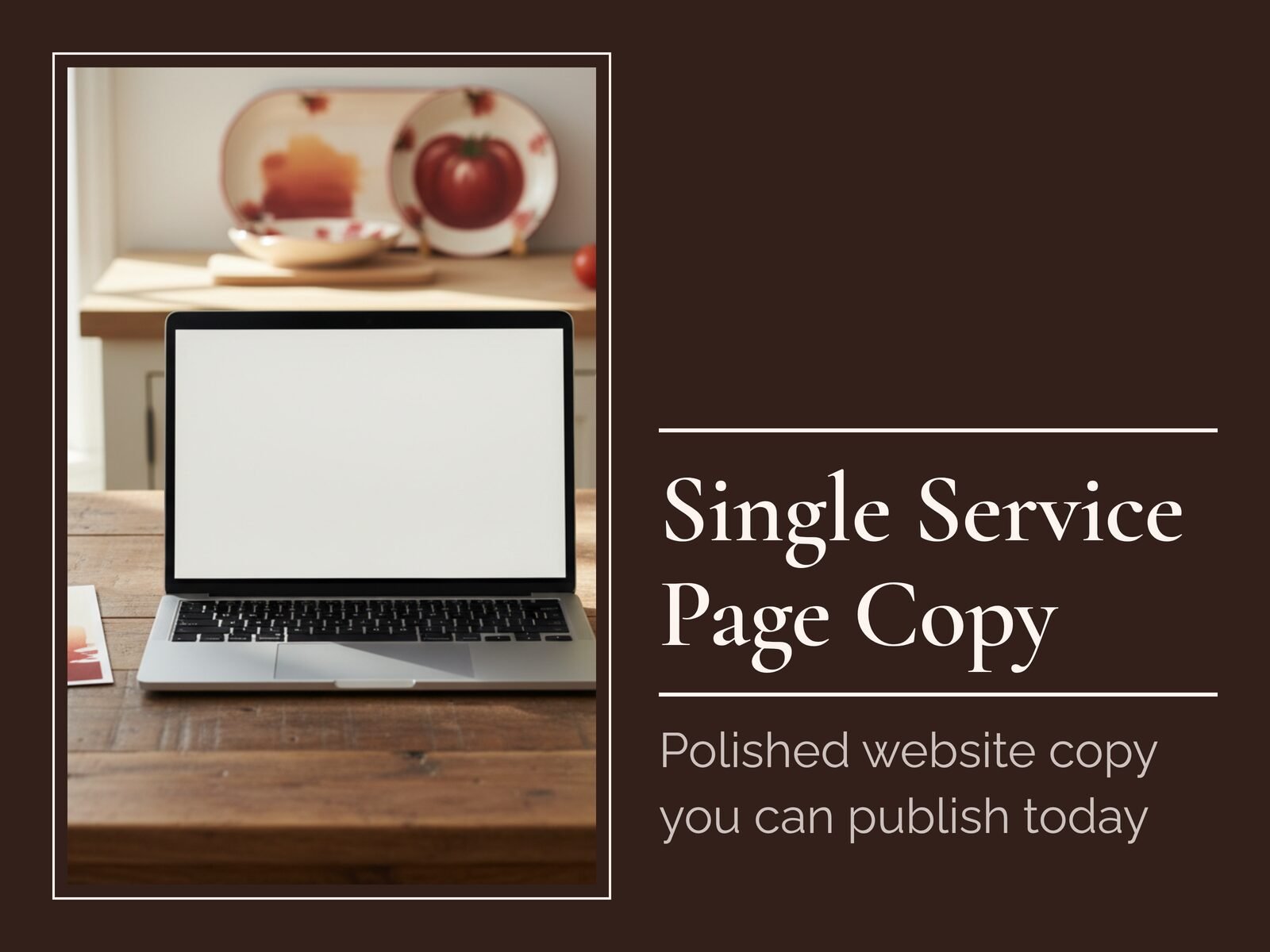 Single Service Page Copy