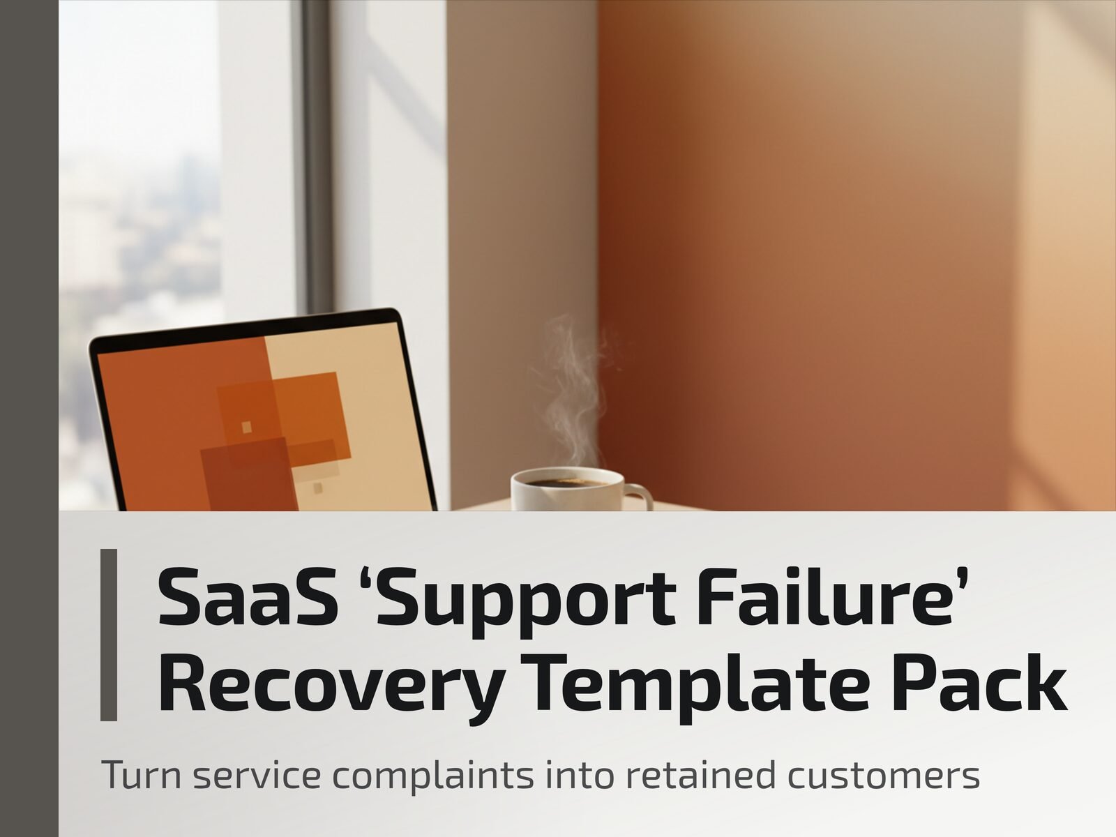 SaaS 'Support Failure' Recovery Template Pack