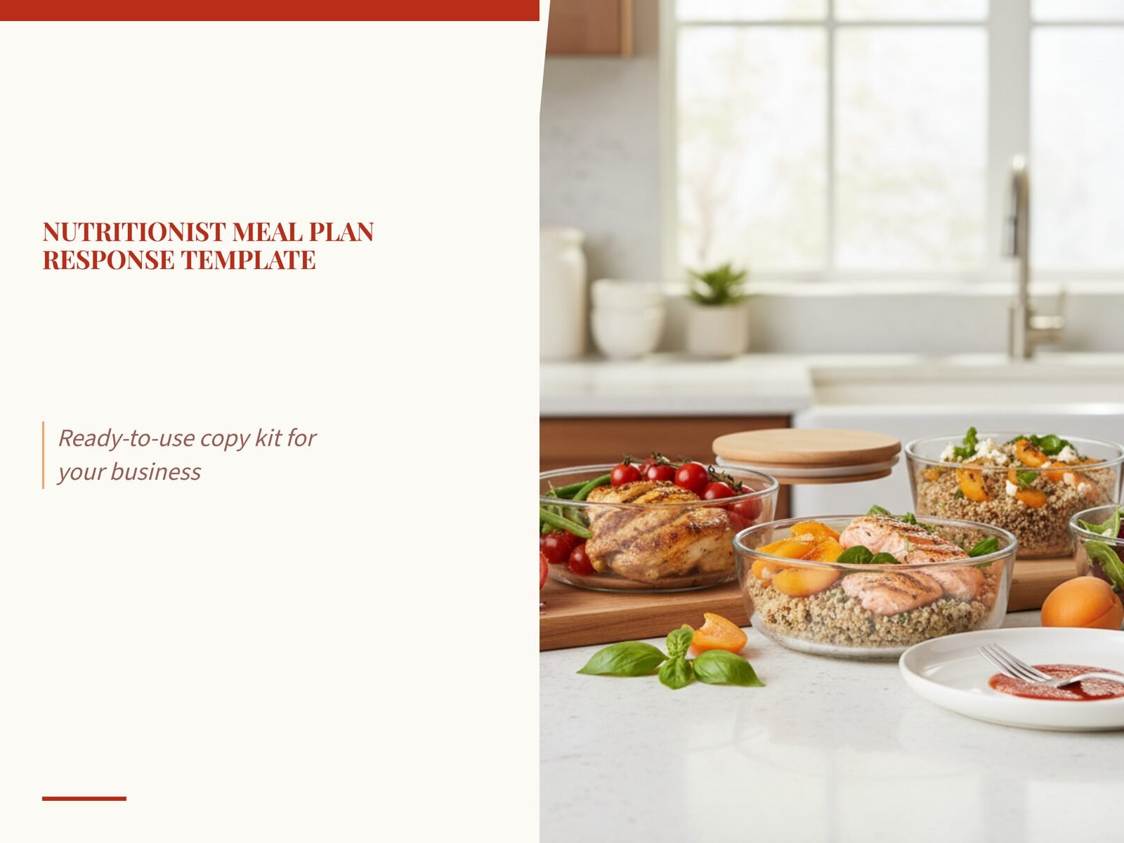 Nutritionist Meal Plan Response Template